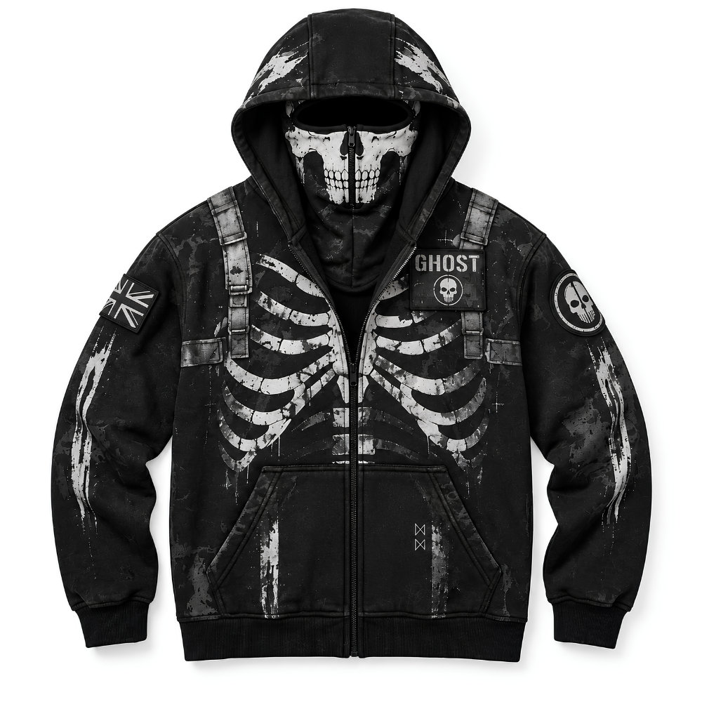 ReaperZip - Ghost Hoodie