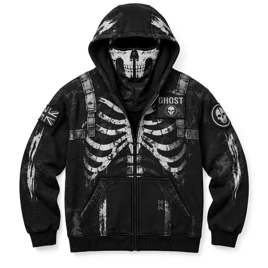 ReaperZip - Ghost Hoodie