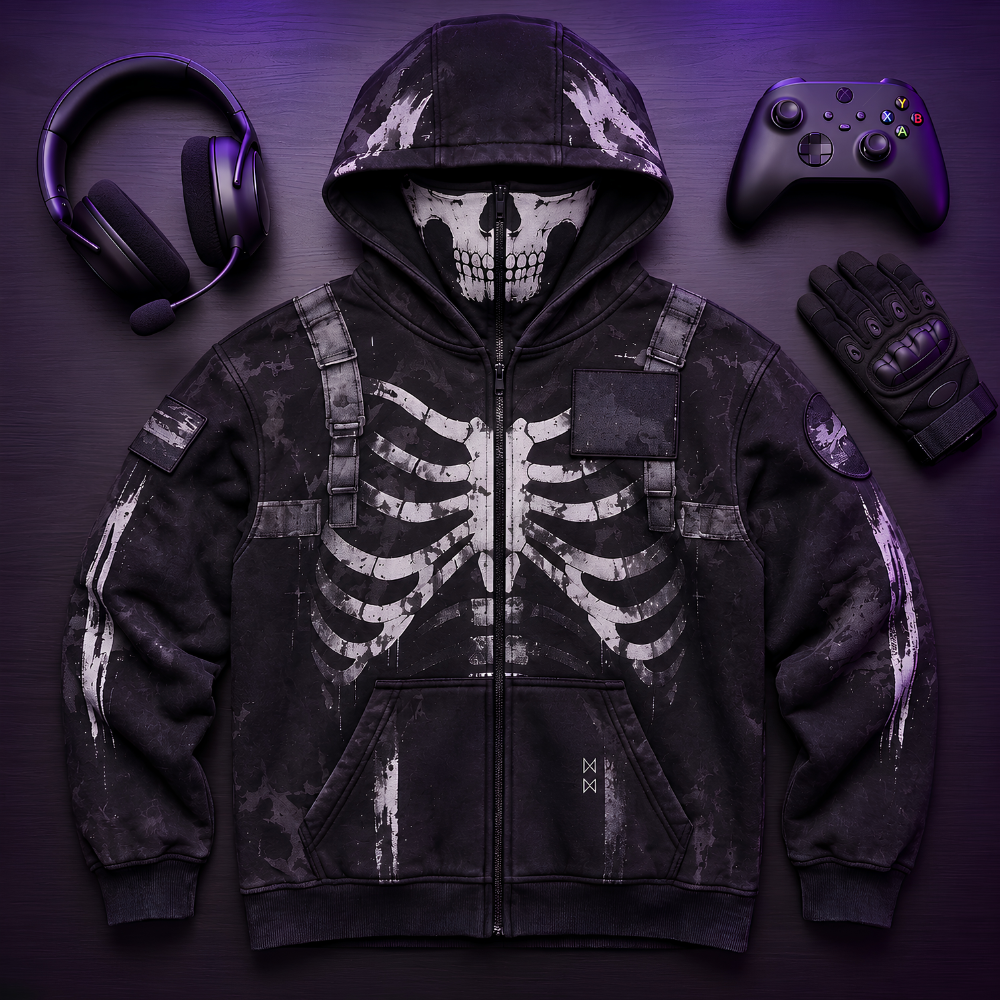 ReaperZip - Ghost Hoodie