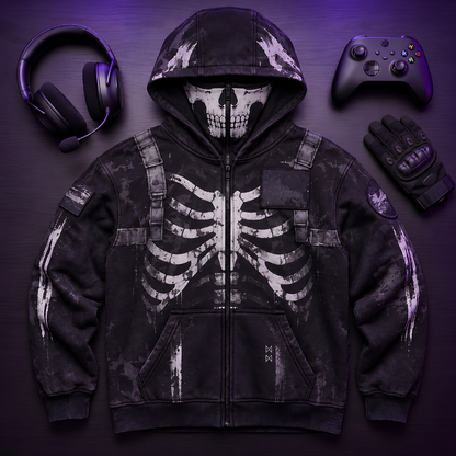 ReaperZip - Ghost Hoodie