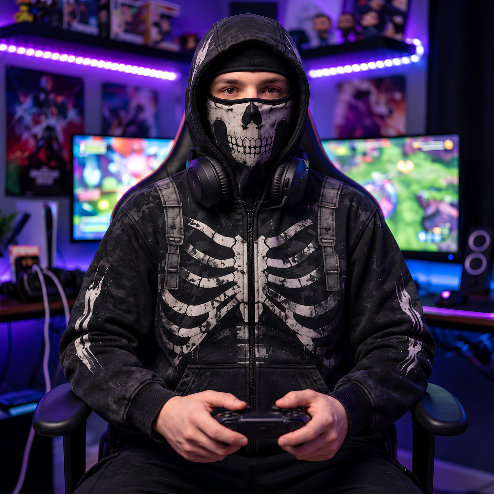 ReaperZip - Ghost Hoodie